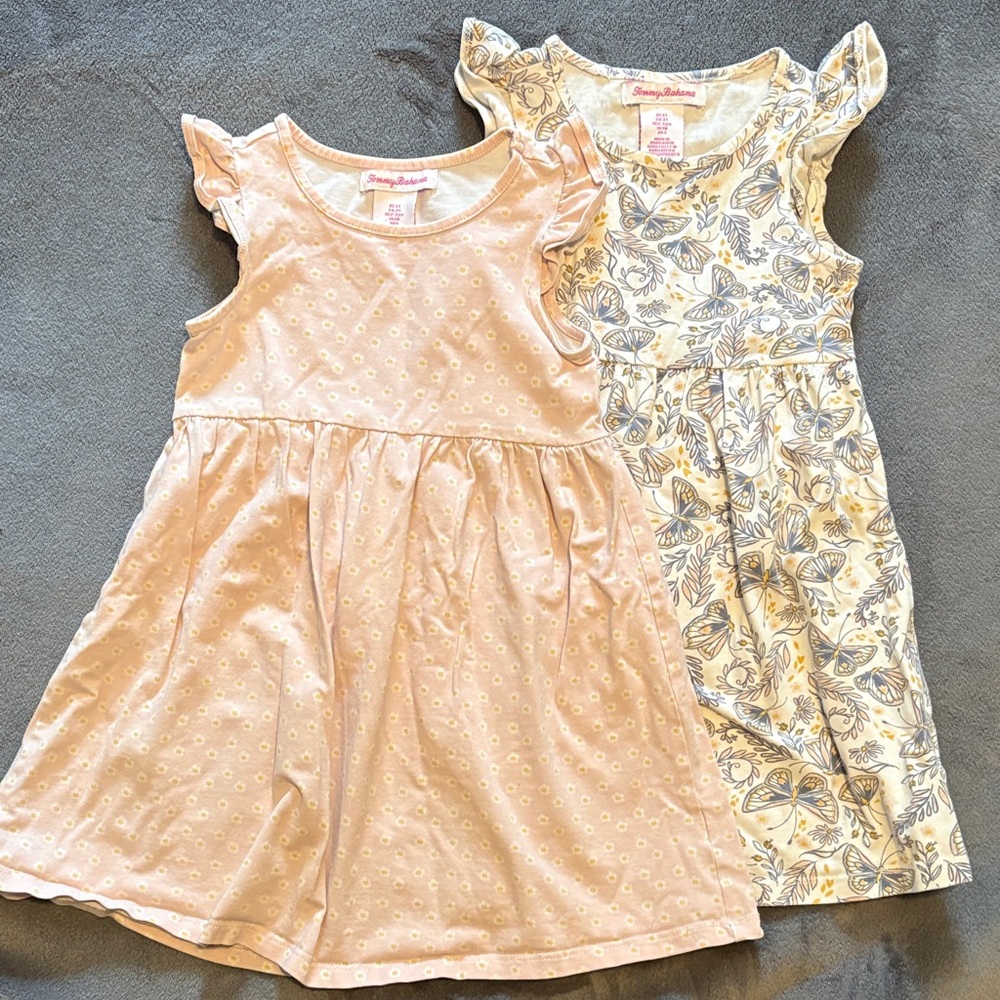 Tommy Bahama Pink and Cream Kids Dresses